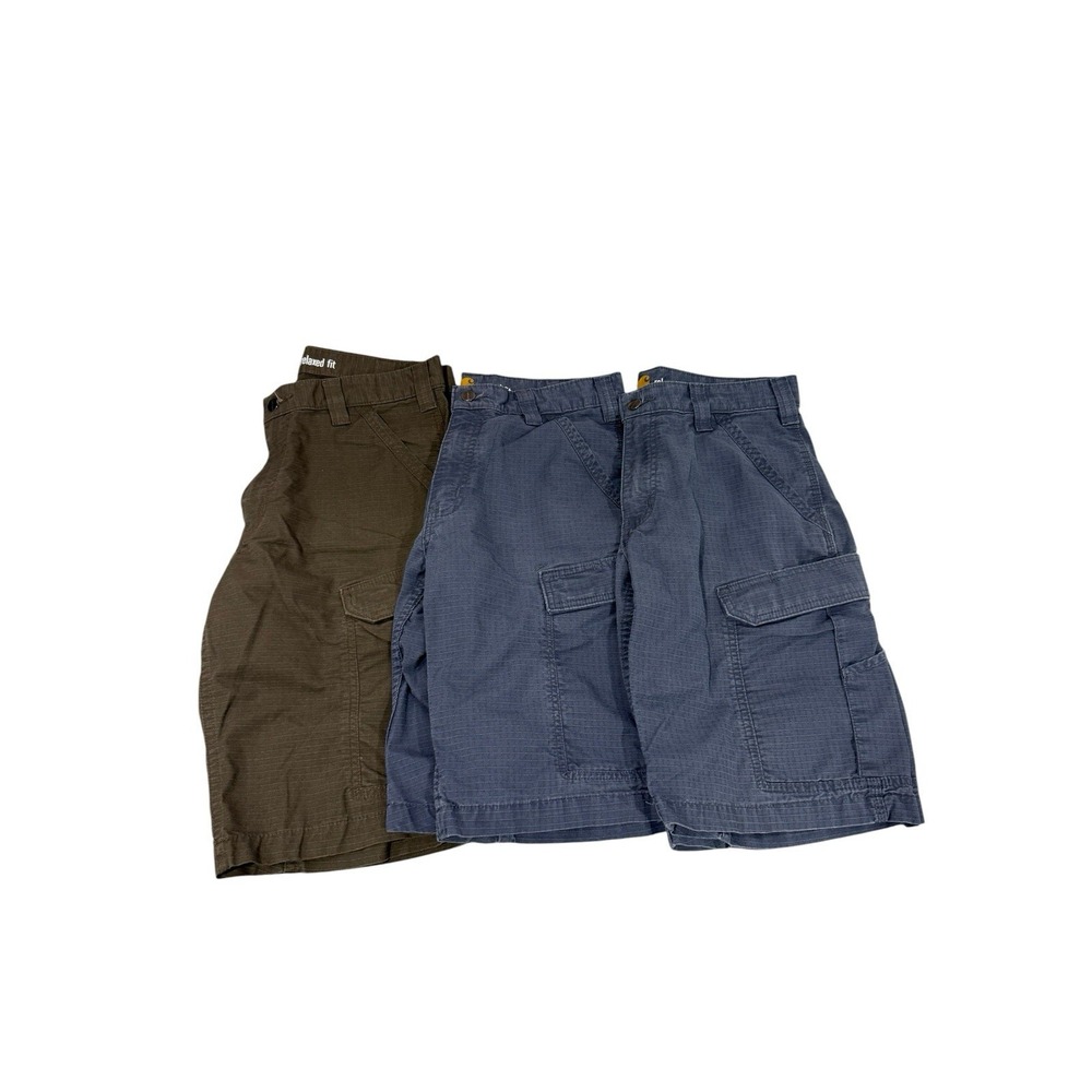 Carhartt Force Broxton Cargo Short Relaxed Fit Rip Stop Shorts Lot Of 3 Mens 32